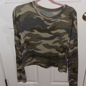 camouflage long sleeve shirt!!